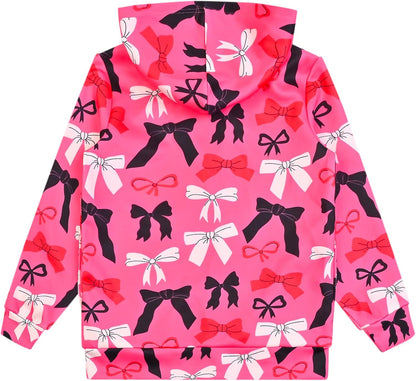 Girls Zip up Hoodie Jacket Unicorn/Cat Sweatshirt with Pockets